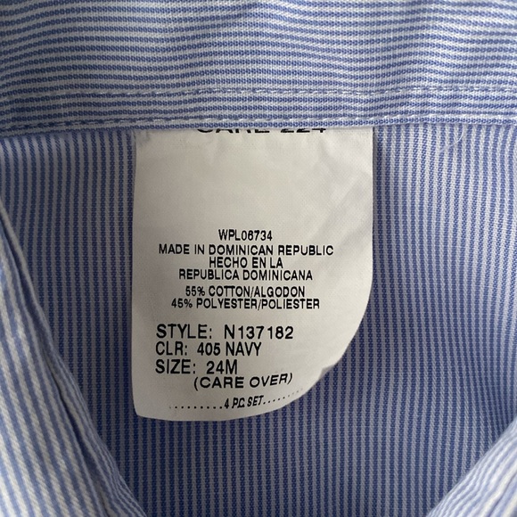 Unbranded Boys Pinstripe Button Down Dress Shirt - Picture 4 of 14